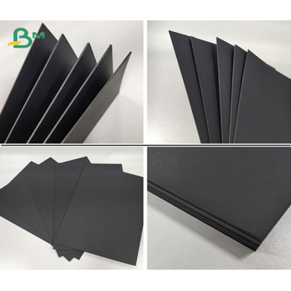 All Black 400g 700g Stiff Paperboard Grade AA With 640mm 700mm For Necklace Box