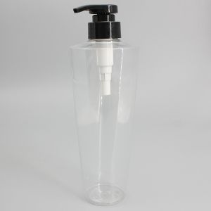 PET Clear 32mm 450ml Shampoo Pump Bottles