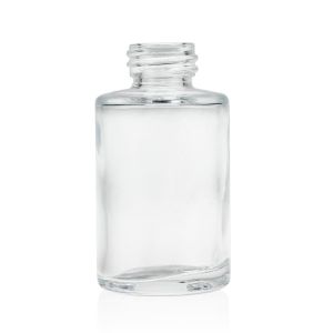 30ml Round Shape Glass Empty Foundation Bottle With Press Pump