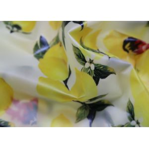 China Waterproof Garment TPU Leather White Frosted Printed Lemon Eco - Friendly on sale