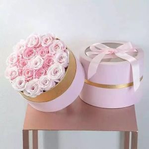 Free shipping natural fresh preserved roses packing in gift box