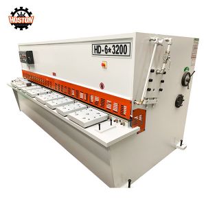 CNC Hydraulic Metal Stainless Steel Aluminum Shearing Cutting Machine 6x3200mm