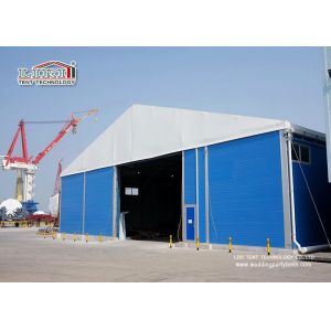 China Waterproof Big Warehouse Industrial Storage Tents With Sandwich Panels on sale