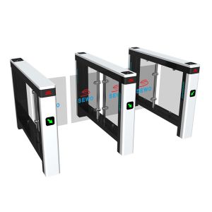 Elegant Swing Gate Turnstile SUS304 Stainless Steel Passing Width ≤1100mm