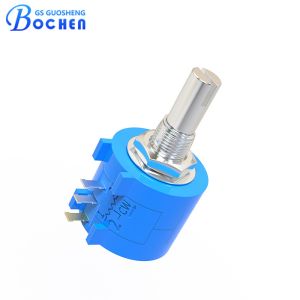 10-Turn 3590s Bobinada Variable Resistance Potentiometer With Panel Mounting