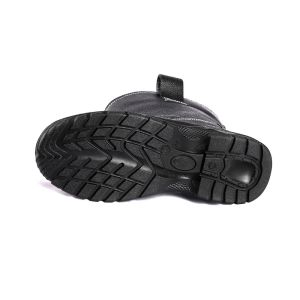 Steel Toe Protective Split Cow Leather Upper Slip Resistance Shock Absorption