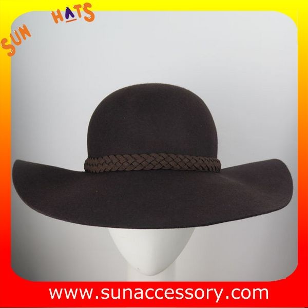 2272 hot sale wide brim floppy hats wholesale for ladies,100% Australia wool felt hats