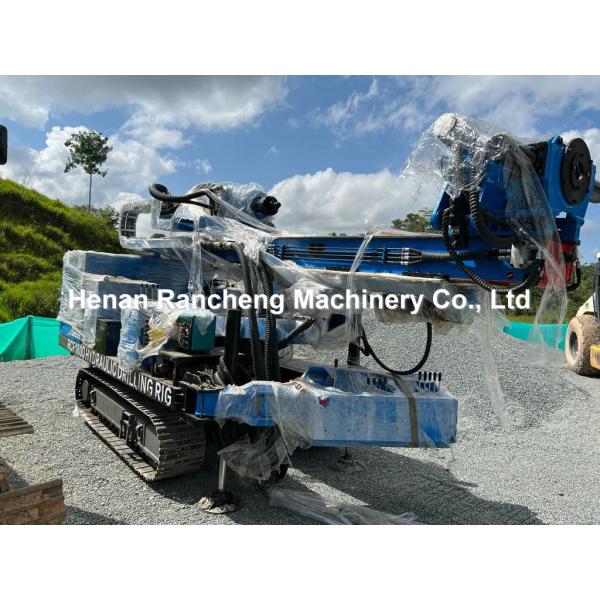 180m Depth Engineering Drilling Rig 125KW Engine Hydraulic Anchor Drilling Machine