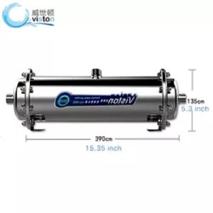 Modern Whole House Water Purifier System 304 Stainless Steel Horizontal Water