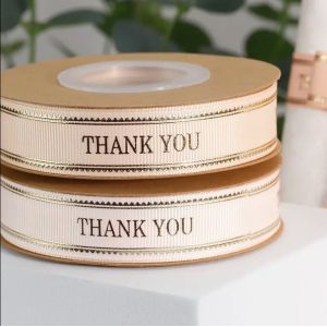 High quality 3D hot stamping grosgrain customized printed ribbon