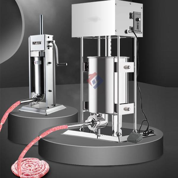 260w Meat Processing Machine Piston Sausage Stuffer Machine Manual Quantitative