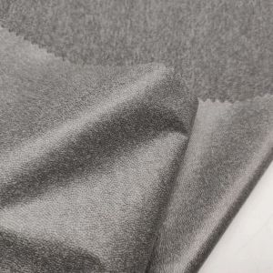 100% Polyester 90 G Knitted Grey PU Coated Outdoor Down Fabric 150 Cm
