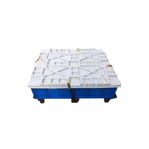 OEM PVC Blister Pack Plastic Blue Crates For Delivering Shipping Storage
