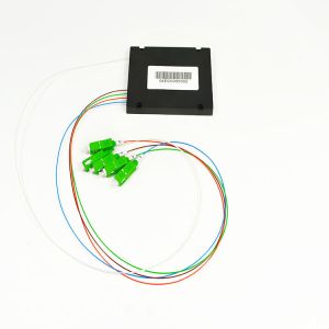 1x4 Single Mode PLC Splitter SC/APC SC/UPC Connectors For FTTx Deployments