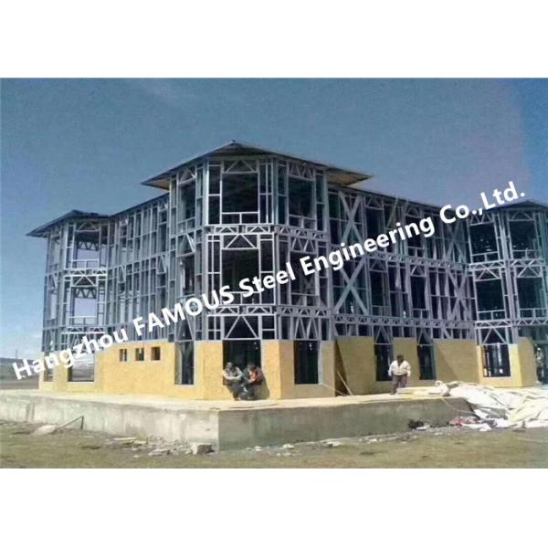 Prefabricated Galvanized Q345b Light Steel Structure House Construction Light