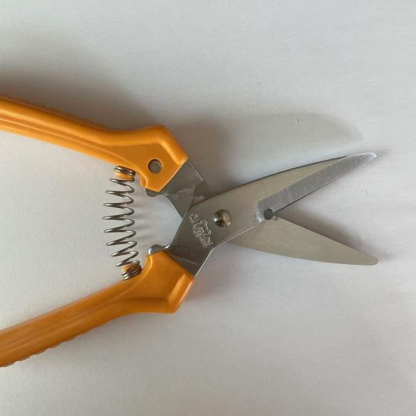 Buy Multifunction Scissors With Ergonomic Orange Handle at wholesale prices