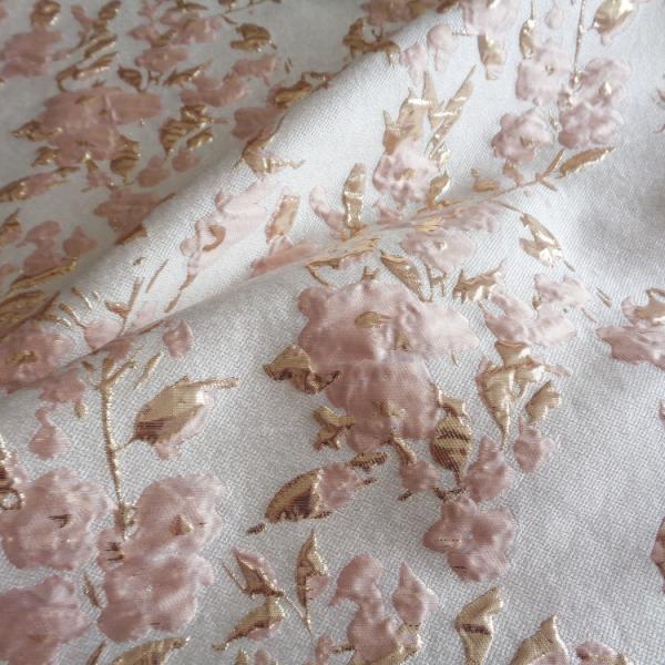 Ready Stock Color Luxury Brocade Fabric 260gsm Jacquard Metallic 100% Polyester