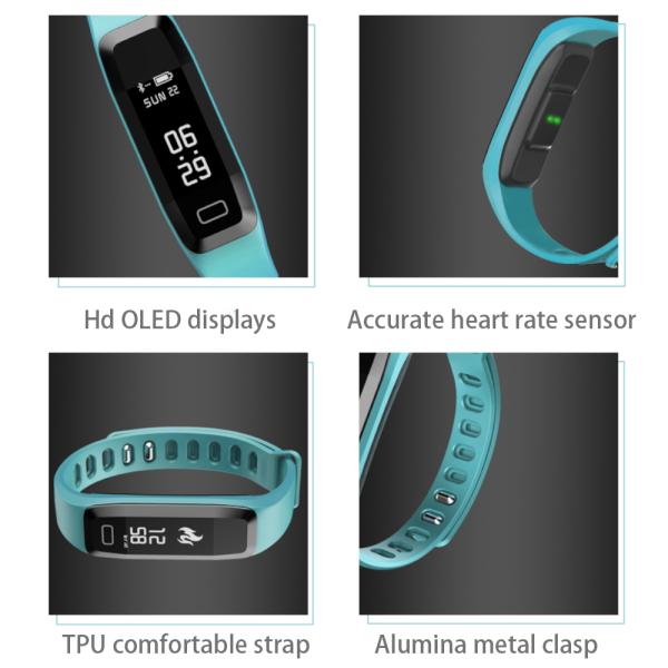 Pulsometer Fitness Bracelet Watches Blood Pressure Smart Bracelet Step Counter Wristband Pedometer Smart Band pk fitbits