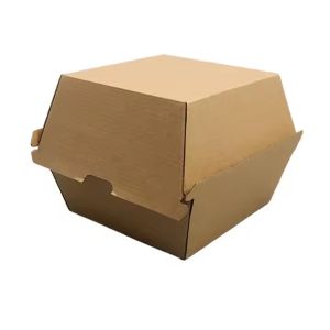 Eco-Friendly Customized Burger Box Recyclable Corrugated Leather for Nuts