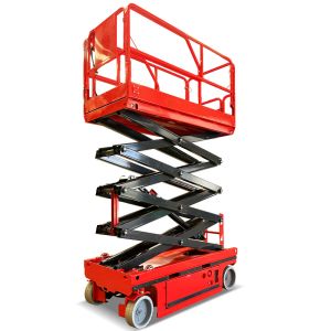 Quality 6M 10M Max Lift 14M Electric Mobile Scissor Lift Self-Propelled Hydraulic Lift Scaffold Platform for Rough Terrain for sale