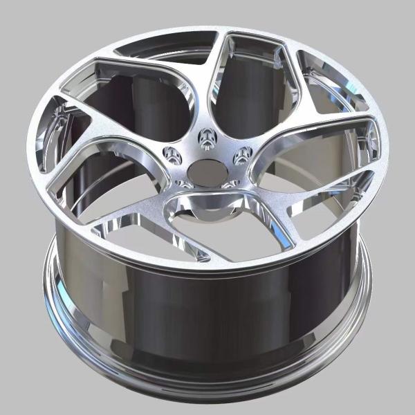 polished silvery 5x120 forged CNC car wheel Forged Racing rims for porsche for Mercedes S-CLASS S550 S600 S63 S65