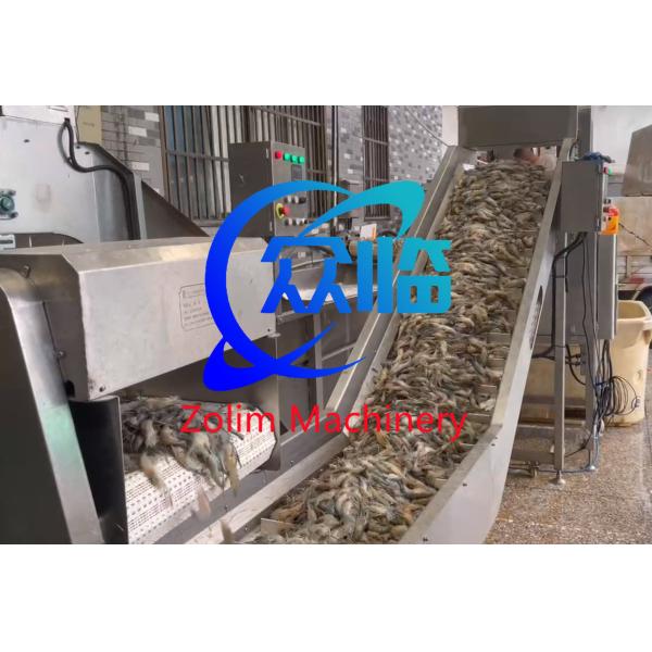Stainless Steel 304 Automatic Shrimp Raw Material Weighing Machine High Efficiency