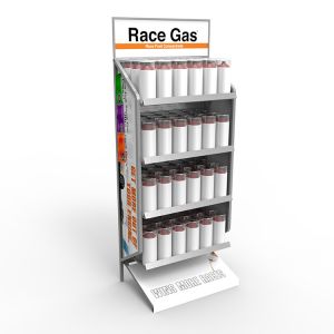 Aerosol Paint Metal Display Stands Combustion Improver Metal Display Rack