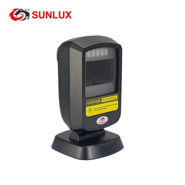 Buy Black Case 1D QR Code USB Fixed Barcode Scanner at wholesale prices