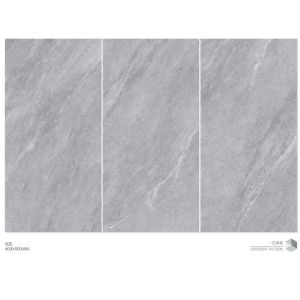Wear-Resistant Gray Glazed Ceramic Wall Tiles 400x800mm