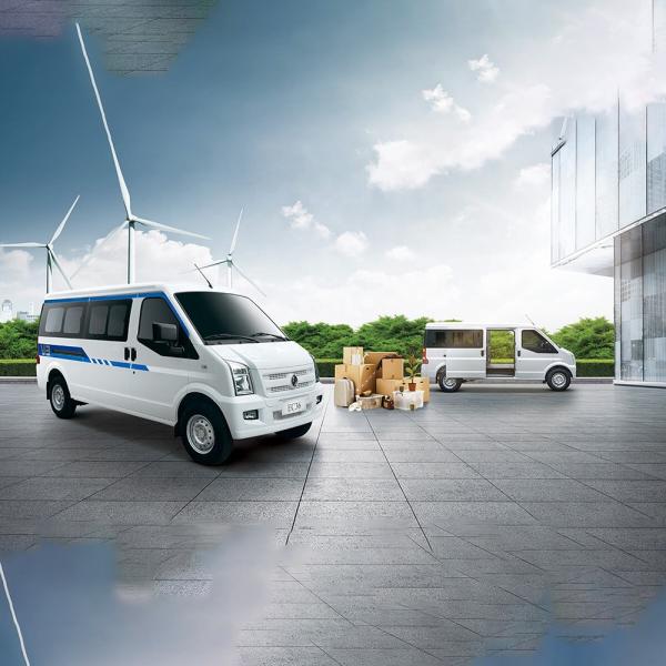 Electric Cars DFSK EC36 Cargo Truck 60V 2000W 4 Wheels / Mini Electric Pickup Truck