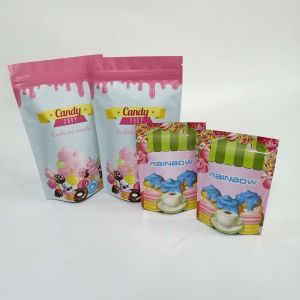 High Glossy Gravure Printing CMYK Snack Zipper Pouches