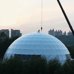 Large capacity Geodesic Dome Tent For 1000 - 2000 seaters