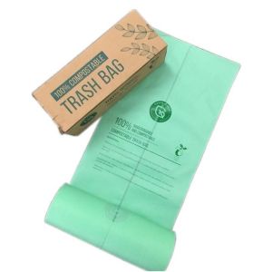 eco friendly biodegradable plastic compostable garbage bags, compostable
