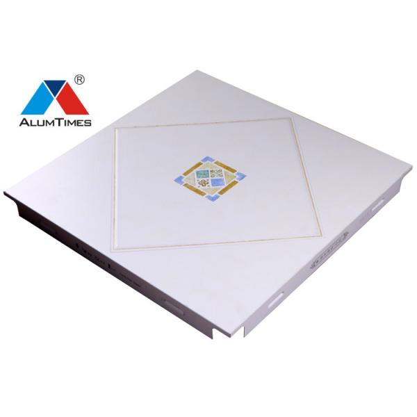 Buy 450*450 Aluminum Hotel Bath Room Ceiling Tiles Steady Structure at wholesale prices