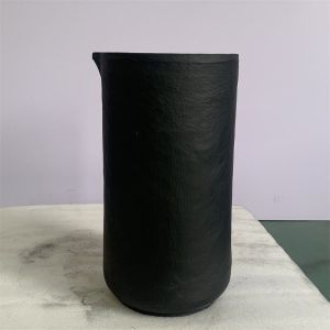 Durable Round Metal Copper Melting Crucible Temperature Resistance Heat