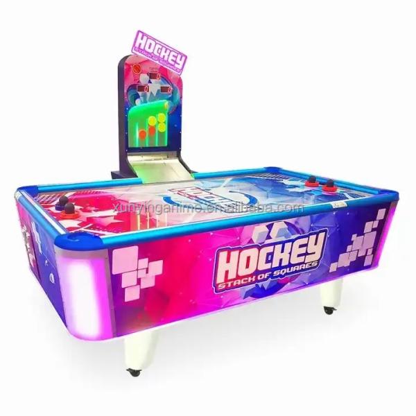Two Players Indoor Air Hockey Arcade Machine Pucks With Multi Balls 250w