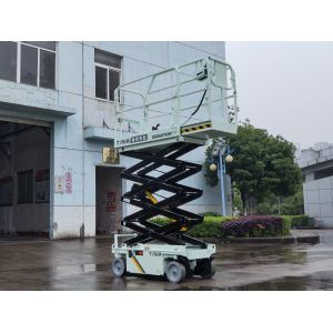 Mechanism Hydraulic Electric Scissor Lifting Table Mobile With Guardrail