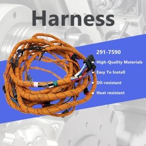 Diesel Engine Parts Wring Harness 140H 160H Engine Fuel Injector Wiring Harness