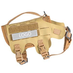 Outdoor Tactical Pet Training Chest Strap With Hypalon Material Dog Harness Dog