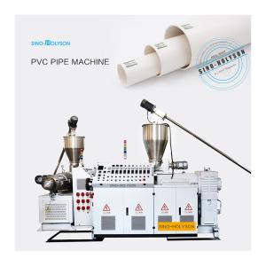 Quality PVC UPVC PE PP Pipe Making Machine Automatic With 37kW Power for sale