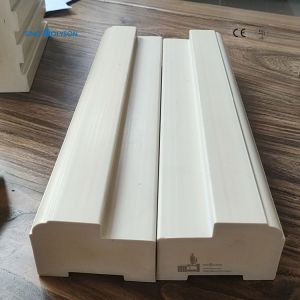 38CrMoALA Screw Material WPC Solid Door Frame Extrusion Line For Door Production