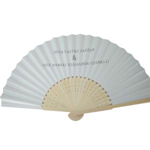 Wooden Foldable Hand Fans 21cm 23cm Custom Bamboo Rave Fan