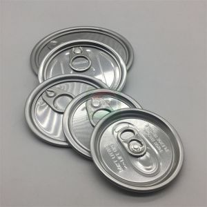 Internatonal Standard Size #209 #211 #300 #307 #401 #502 Aluminum Peel Off Total Open Easy Open Lids For Paper Tube Plastic Can