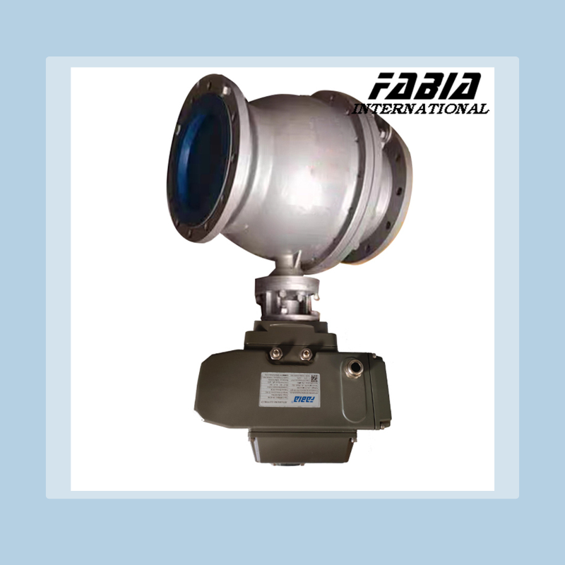 Wide caliber Electric High Pressure Ball Valve Two Piece Butt Welding Industry