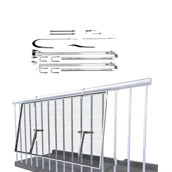 Versatile Roof Adjustable Solar Panel Tilt Mount Brackets 60m/s Wind Load For