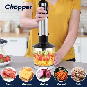 Portable Hand Mixer Stick , Household Chopper Hand Blender