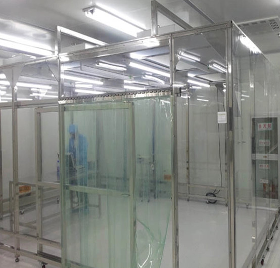 Buy High Illumination Softwall Clean Room H14 Non Unidirectional Air Flow at wholesale prices