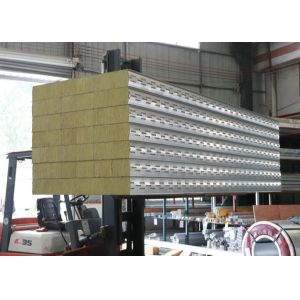 150mm Thickness Insulated Rock Wool Sandwich Panel