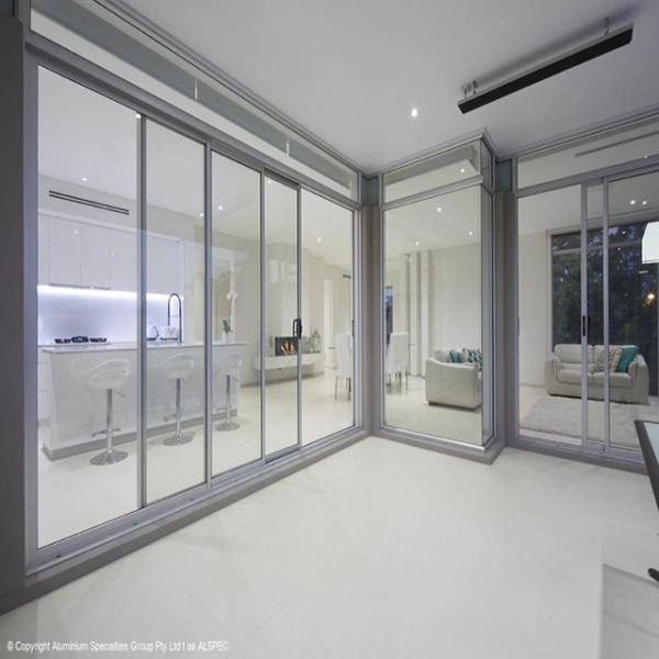 Buy Internal Left And Right Aluminum Sliding Door Villa Garden at wholesale prices