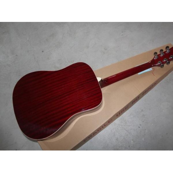 Red Chibson H-Bird acoustic guitar GB H-Bird electric acoustic guitar Chinese made custom acoustic guitar